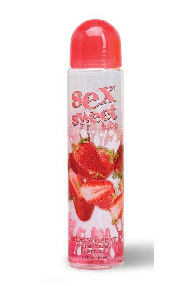 Вкусовой лубрикант с ароматом клубники Sex Sweet Lube - 197 мл. от Topco Sa...